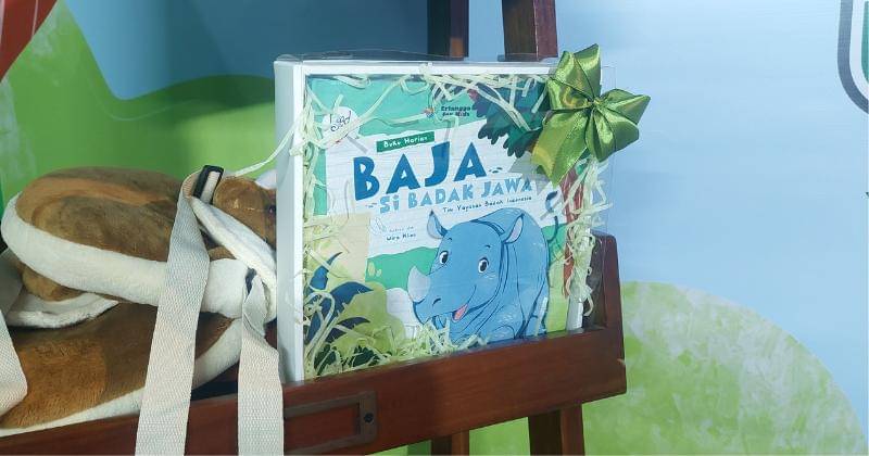 Launching Buku Harian: BAJA si Badak Jawa pada Minggu (5/5/2024). - Popmama.com/abigailjunuslie